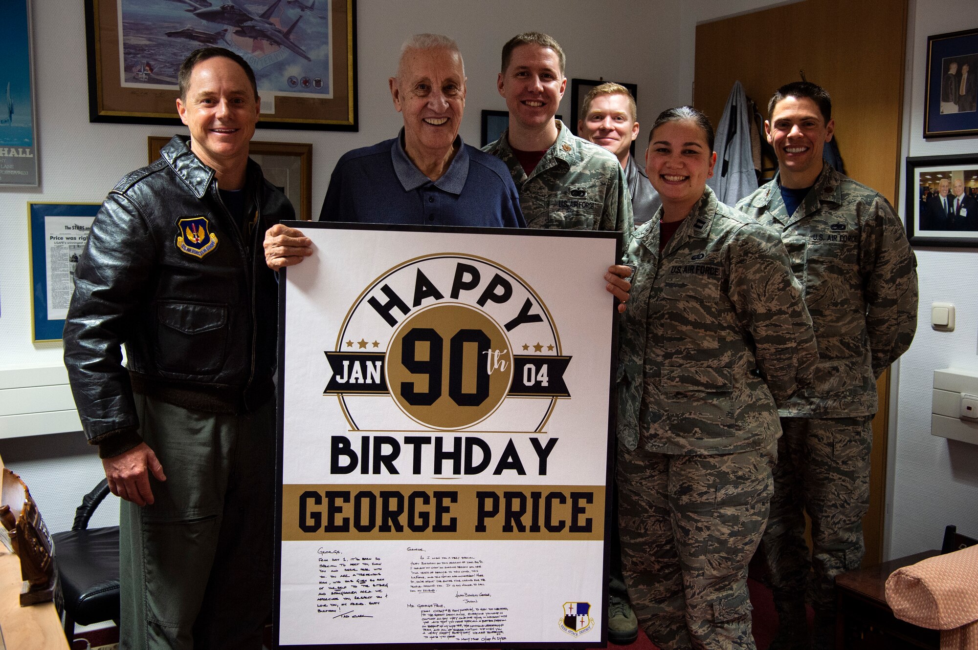 George ‘Big Man’ Price celebrates 90 years of life > Spangdahlem Air ...