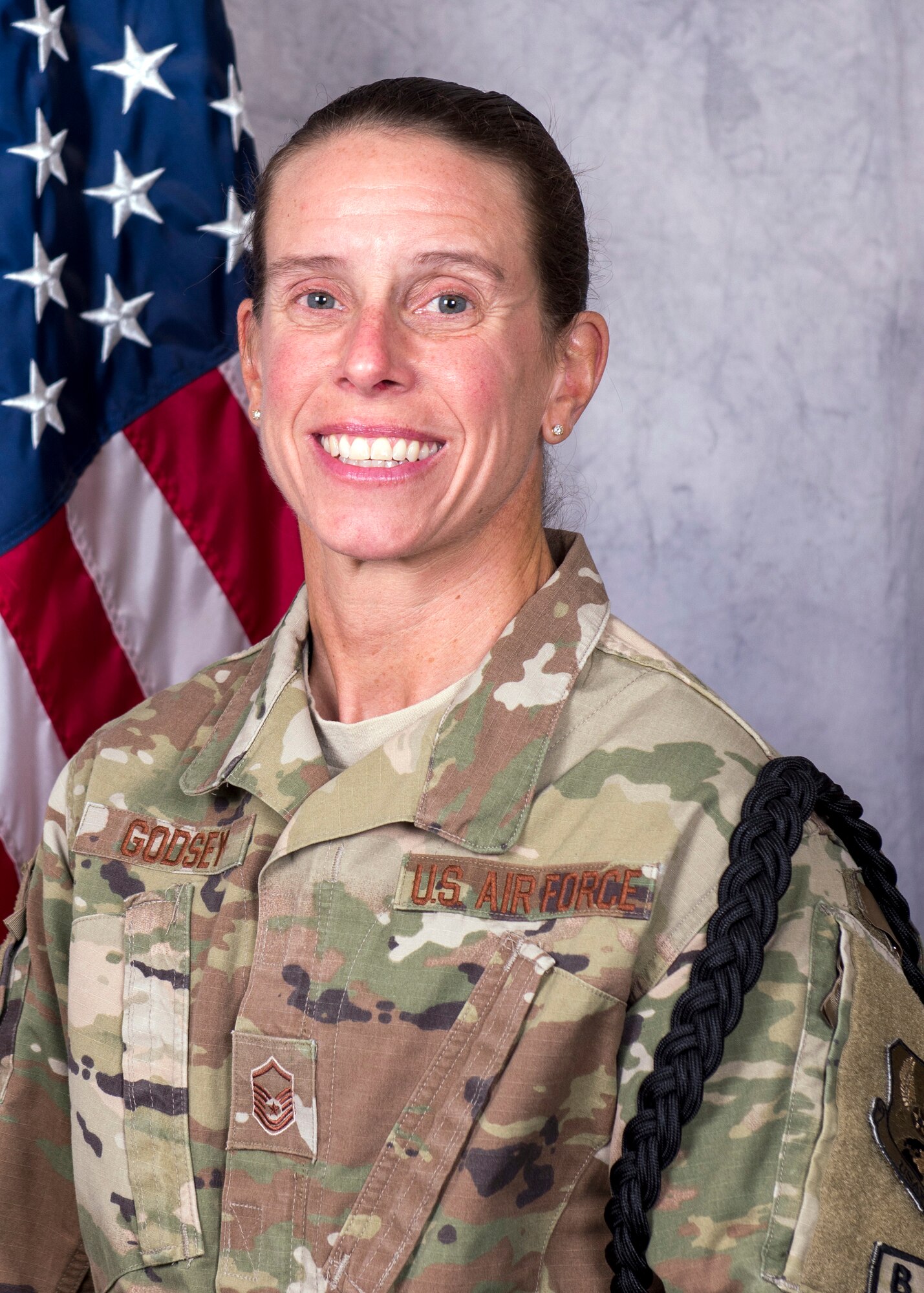 Master Sgt. Jennifer Godsey, 445th Force Support Squadron, currently deployed as the community activities center manager with the 386th Expeditionary Force Support Squadron, 386th Air Expeditionary Wing, Southwest Asia, has been selected as the 386th AEW Senior NCO of the Month.