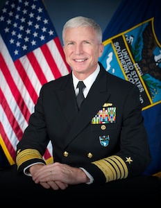 Official biography photo of U.S. Navy Adm. Craig S. Faller, commander of U.S. Southern Command.