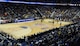 A view of the National advertising seen during the Air Force Reserve Naismith Hall of Fame Tip-Off Tournament featuring Michigan vs. Providence in the championship game at the Mohegan Sun Arena. Air Force Reserve Recruiting Service had recruiters working the games and were featured on ESPN. (Air Force photo/Master Sgt. Chance Babin)