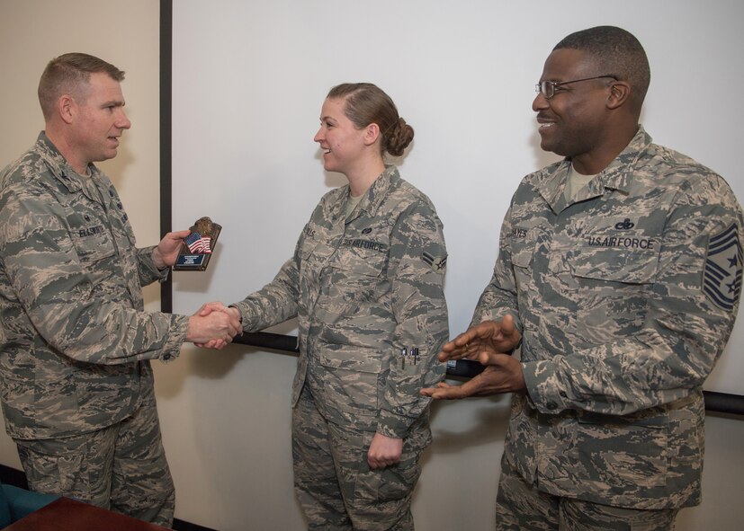 Senior leaders present awards