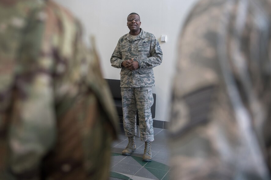 Pre-deployment ceremony recognizes SFS Airmen
