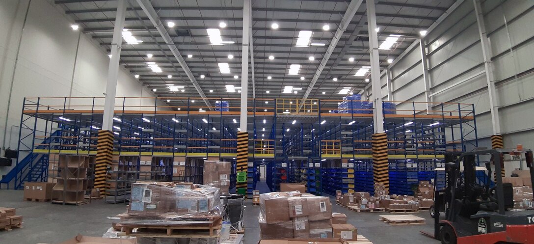 New warehouse site for DLA Distribution Navy Bahrain doubles storage capacity