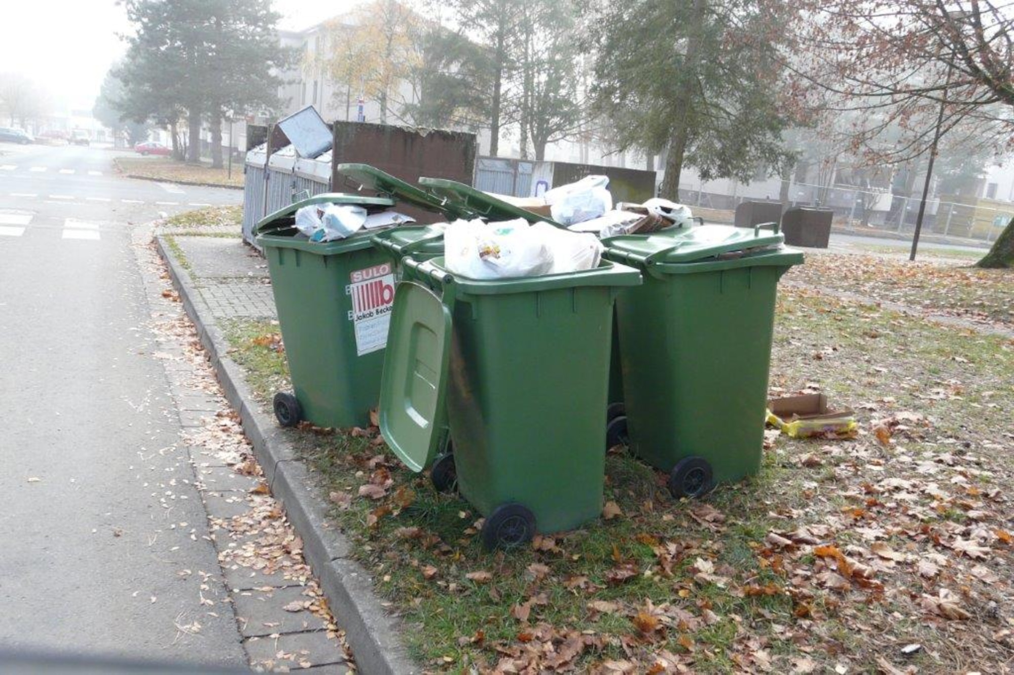 The U.S. government spends nine million euro every year on recycling and trash-removal contracts and penalties due to service members and families not adhering to the host nation’s recycling laws and improper waste dumping.