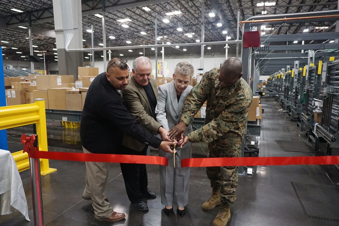 DLA Distribution San Joaquin holds ribbon-cutting ceremony for redesigned Consolidation and Containerization Point