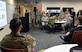 Keesler leadership and 81st Training Wing personnel attend the Student-Centered Active Learning Environment with Upside-down Pedagogies ribbon cutting ceremony inside Allee Hall at Keesler Air Force Base, Mississippi, Jan. 10, 2019. The SCALE-UP program was introduced by the 81st Training Support Squadron as a way to bring new technology and teaching techniques into Keesler classrooms to put more focus on students and their success in Air Force education. (U.S. Air Force photo by Kemberly Groue)