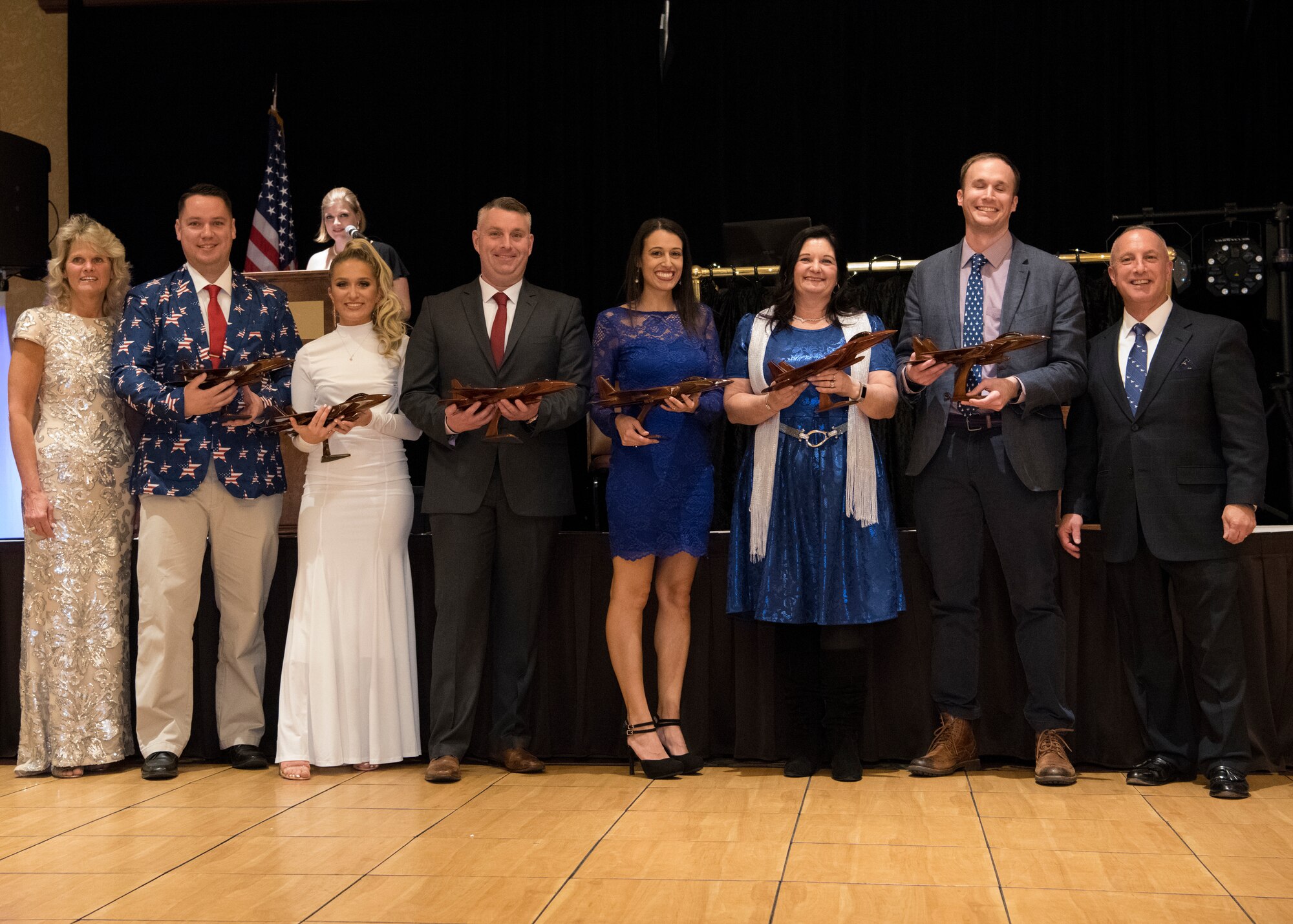 The 104th Fighter WIng recognized Airmen who excelled throughout the year at the 45th Annual Awards Banquet Jan. 12, 2018, at the Sheraton Hotel, Springfield, Mass. Wing-level award winners were selected due to their outstanding achievements and professionalism.  (U.S. Air National Guard photos by Airman Sara Kolinski)