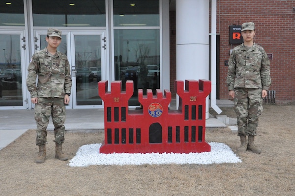 District welcomes first two Korean Augmentation to the U.S. Army Soldiers
