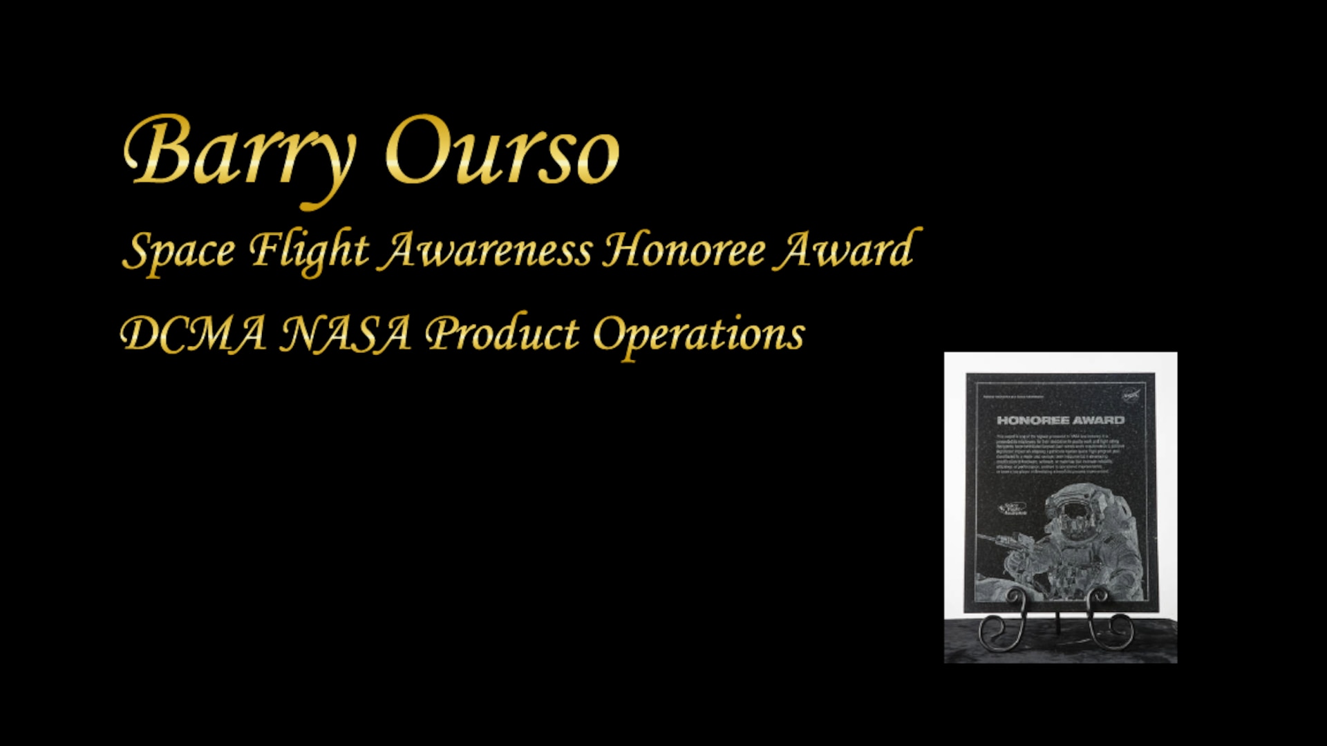 nasa space flight awareness award