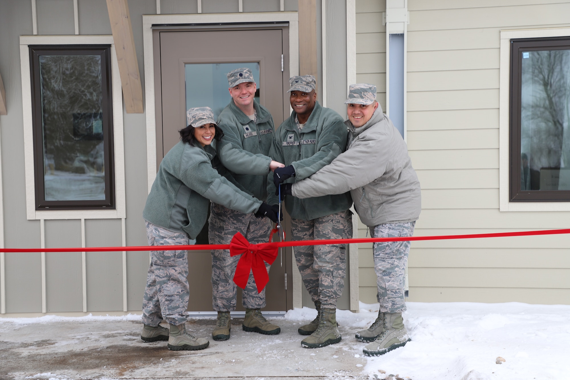 The new state-of-the-art, eight-person unaccompanied Airmen dormitory at Cavalier Air Force Station, North Dakota, is now open for use.