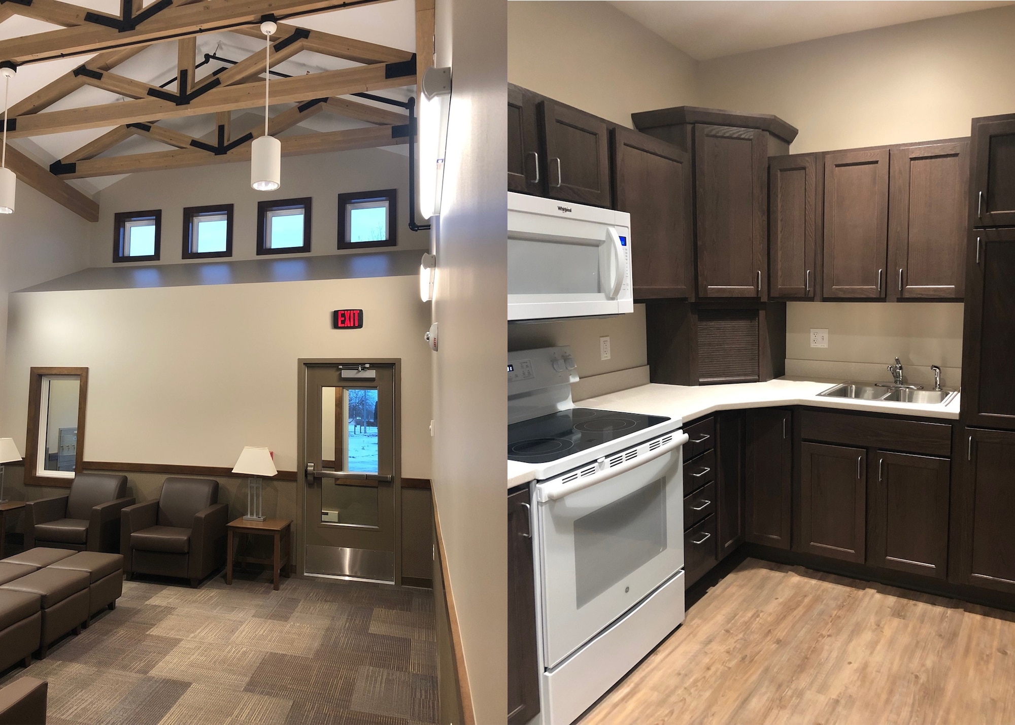 The new state-of-the-art, eight-person unaccompanied Airmen dormitory at Cavalier Air Force Station, North Dakota, is now open for use.