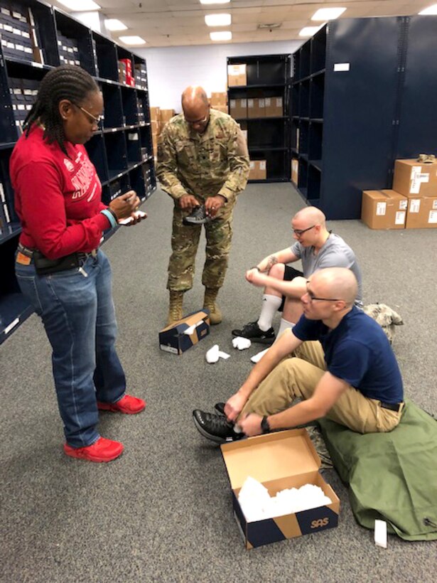 New Air Force recruits receive American-made athletic footwear