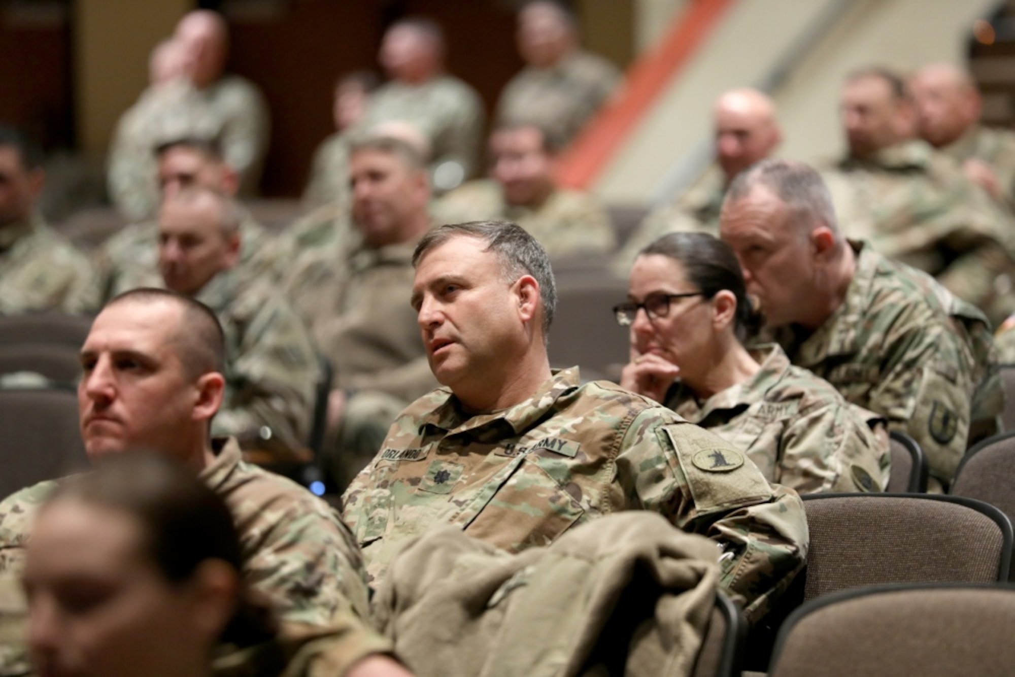 The 2019 Delaware National Guard’s 20th Annual Senior Leaders Conference was held at Appoquinimink High School auditorium January 12, 2019, in Middletown, Delaware. Leadership from Delaware Air and Army National Guard gathered during their Unit Training Assembly to network with DNG peers from across the state, share successes and make plans for the future of the Guard. Delaware Governor John Carney, along with all members of Delaware’s Congressional Delegate attended and showed their support.