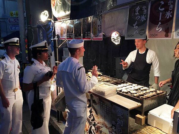 Anchored in Japan