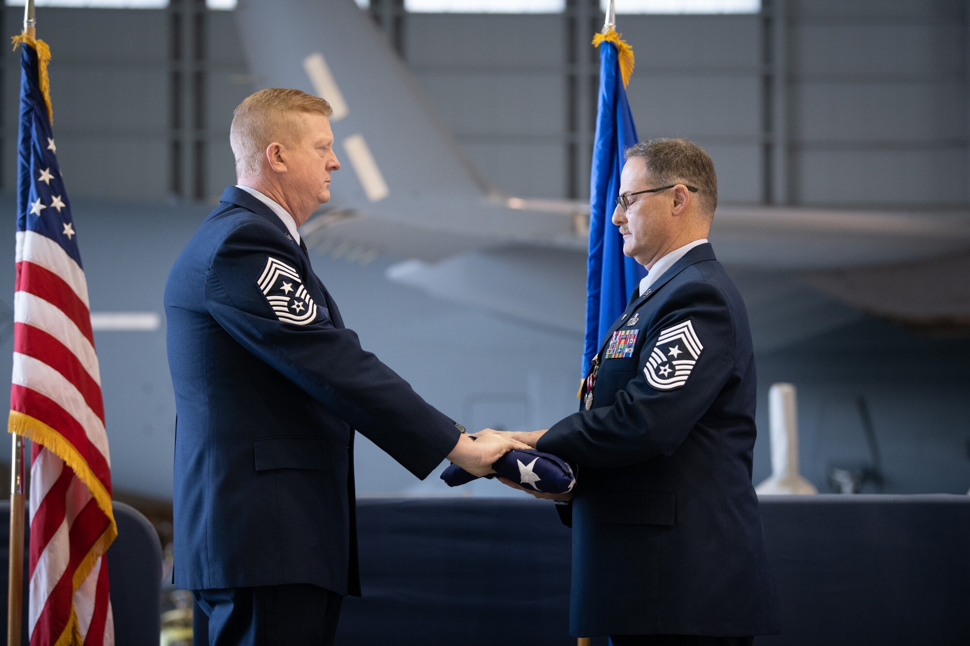 The 349thAir Mobility Wing paid tribute to their most senior enlisted leader, Command Chief Master Sgt. Bryan Payne, during his retirement ceremony on Jan. 12, 2019, at Travis Air Force Base, California.