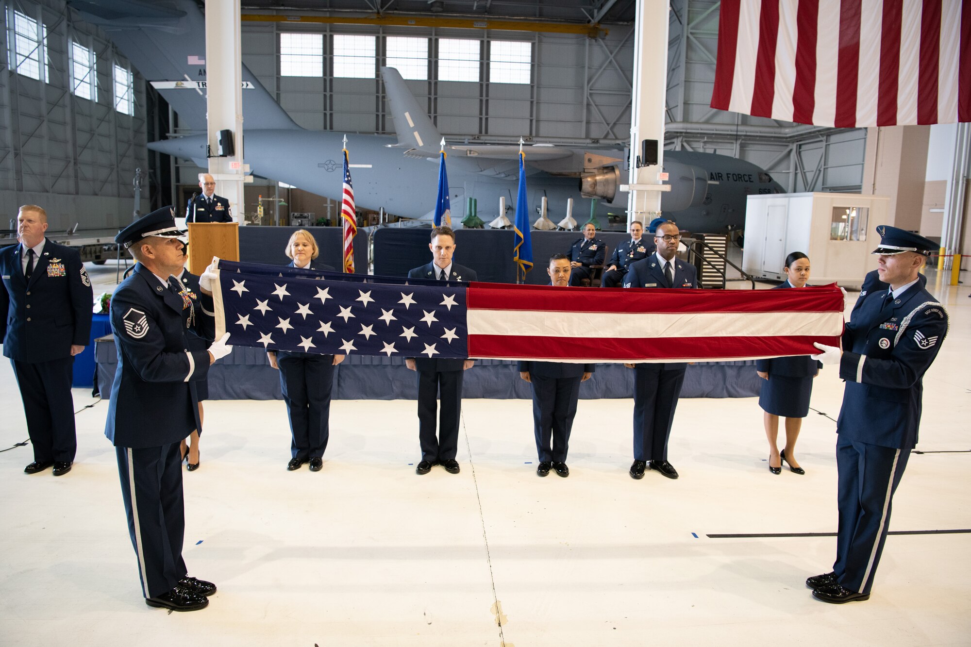 The 349thAir Mobility Wing paid tribute to their most senior enlisted leader, Command Chief Master Sgt. Bryan Payne, during his retirement ceremony on Jan. 12, 2019, at Travis Air Force Base, California.