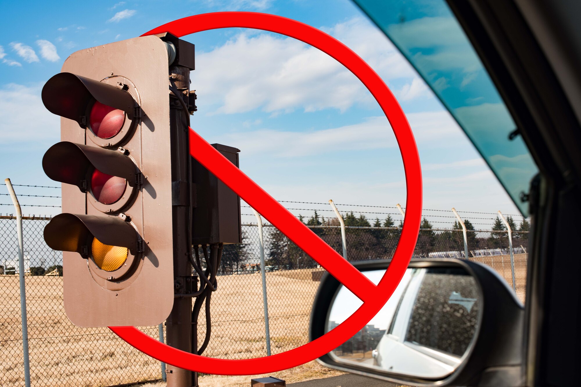 Construction on the north overrun is scheduled to begin January 21. The construction is expected to last 18 months, after which there will be no more need for aircraft traffic lights on the north overrun. (U.S. Air Force photo illustration by Staff Sgt. Kyle Johnson)