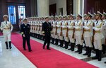 BEIJING (Jan. 14, 2019) Chief of Naval Operations (CNO) Adm. John Richardson visits the People's Liberation Army (Navy) (PLA(N)) headquarters in Beijing.