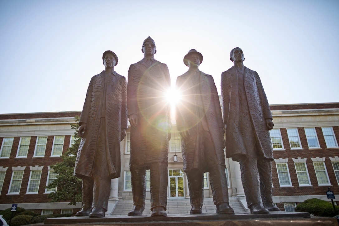 The February One monument at North Carolina Agricultural and Technical State University (N.C. A&T).