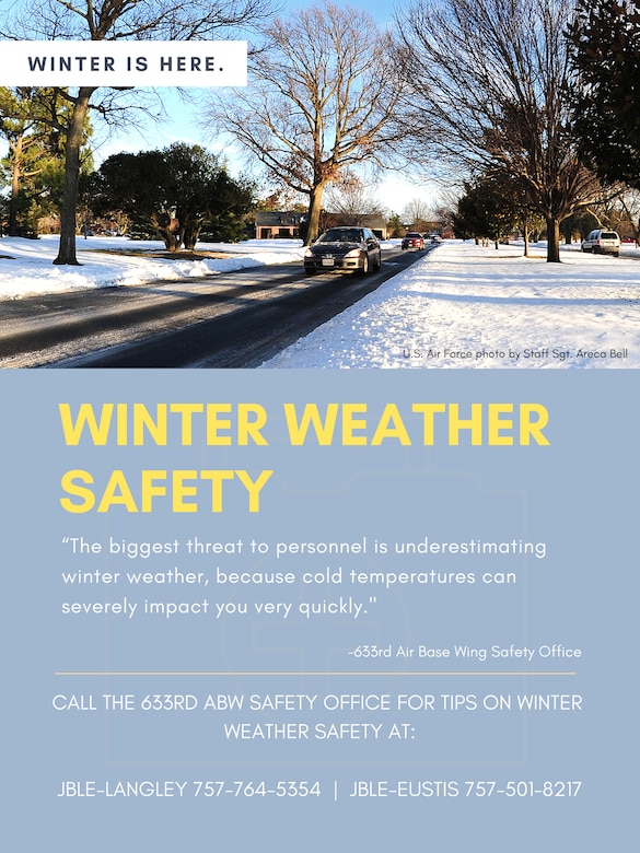 WINTER WEATHER SAFETY TIPS