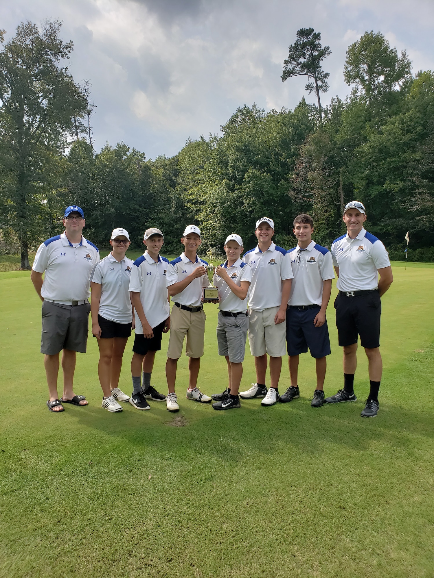 Senior Airman Robert “Scott” Thomas, a *traditional reservist with the 718th Intelligence Squadron, coaches the Riverbend High School golf team. The golf team finished the regular season undefeated and won the 2018 Commonwealth District Championship. At the end of the season, Thomas was selected as the 2018 Free Lance Star All-Area Coach of the Year.