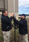 Ronald Lockerby (left) and Aaron Plichta (right), members of Joint Task Force Civil Support’s (JTF-CS) communication department, participate in the command’s first tactical satellite (TACSAT) communication exercise (COMMEX) of the new year January 15, 2019 at Felker Army Airfield on Fort Eustis in preparation for exercise Sudden Response 19 (SR19) held on January 24-30. SR19, held at Fort Bragg, NC this year, is a command-led exercise that tests JTF-CS and Defense Chemical, Biological, Radiological and Nuclear (CBRN) Response Force (DCRF) capabilities to response to a catastrophic CBRN event. When directed, JTF-CS is ready to respond in 24 hours to provide command and control of 5,200 federal military forces located at more than 36 locations throughout the nation in support of civil authority response operations to save lives, prevent further injury and provide critical support to enable community recovery. (Official DoD photo by David “Rick” George/released)