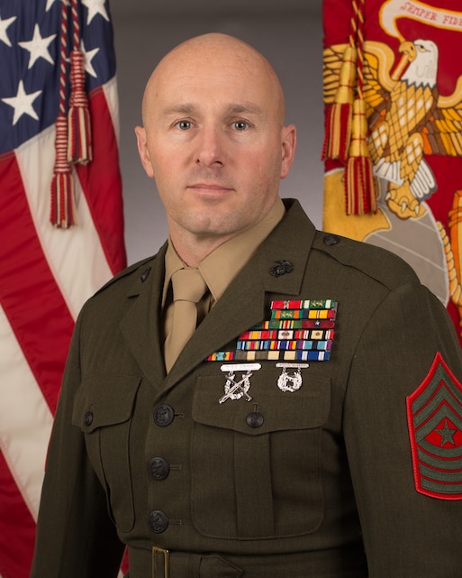 Sergeant Major Cyle J Burton 8th Marine Corps District Leaders