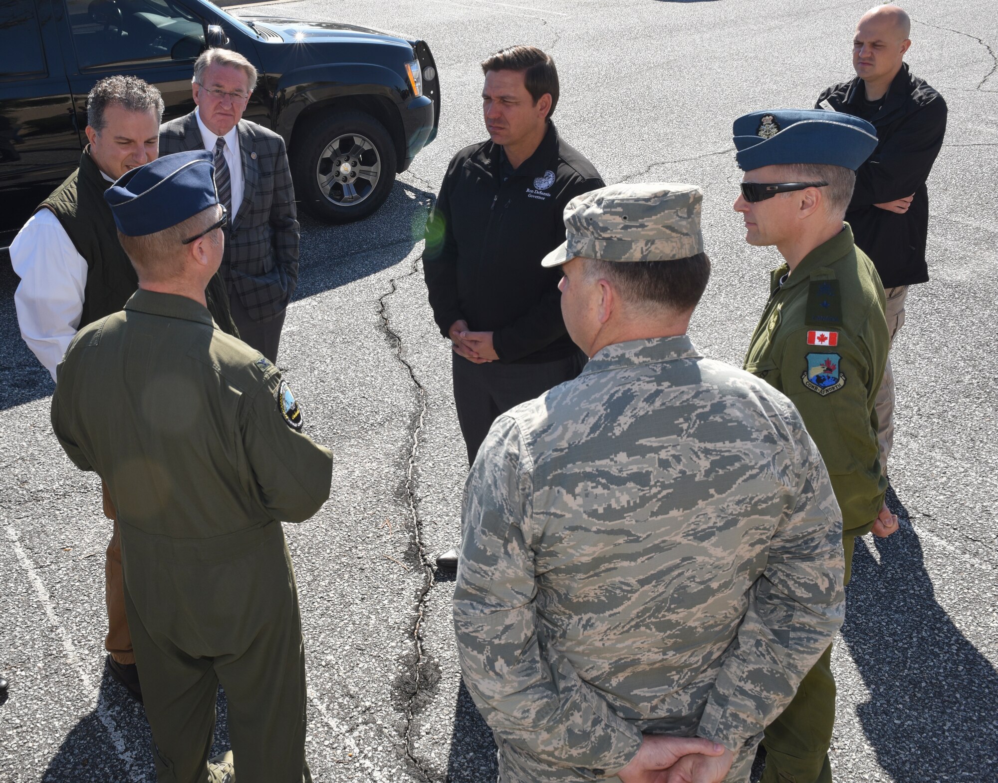 U.S. Air Force and Florida government officials meet
