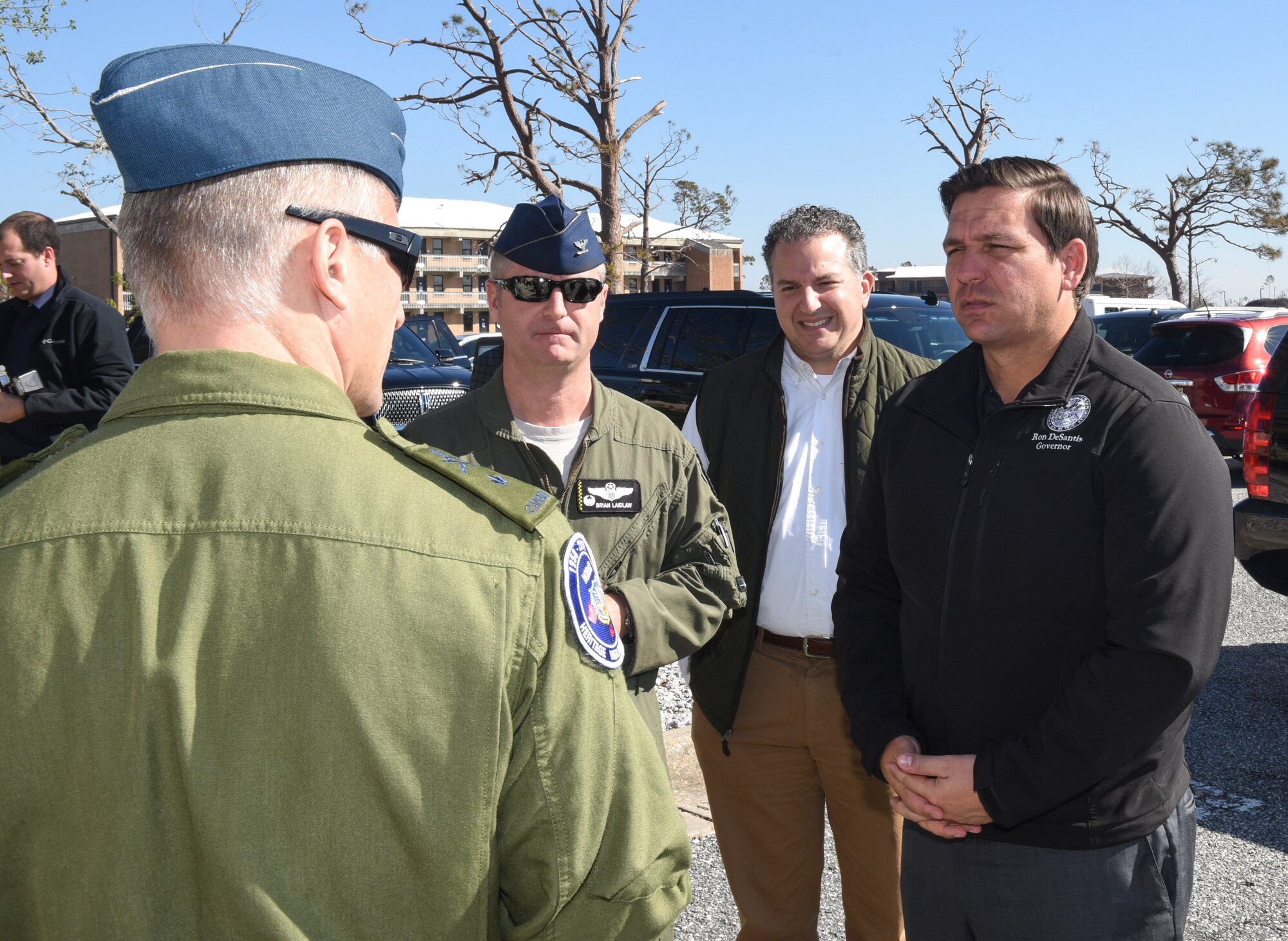 FL Gov. Ron DeSantis visits Tyndall > Tyndall Air Force Base > Article ...