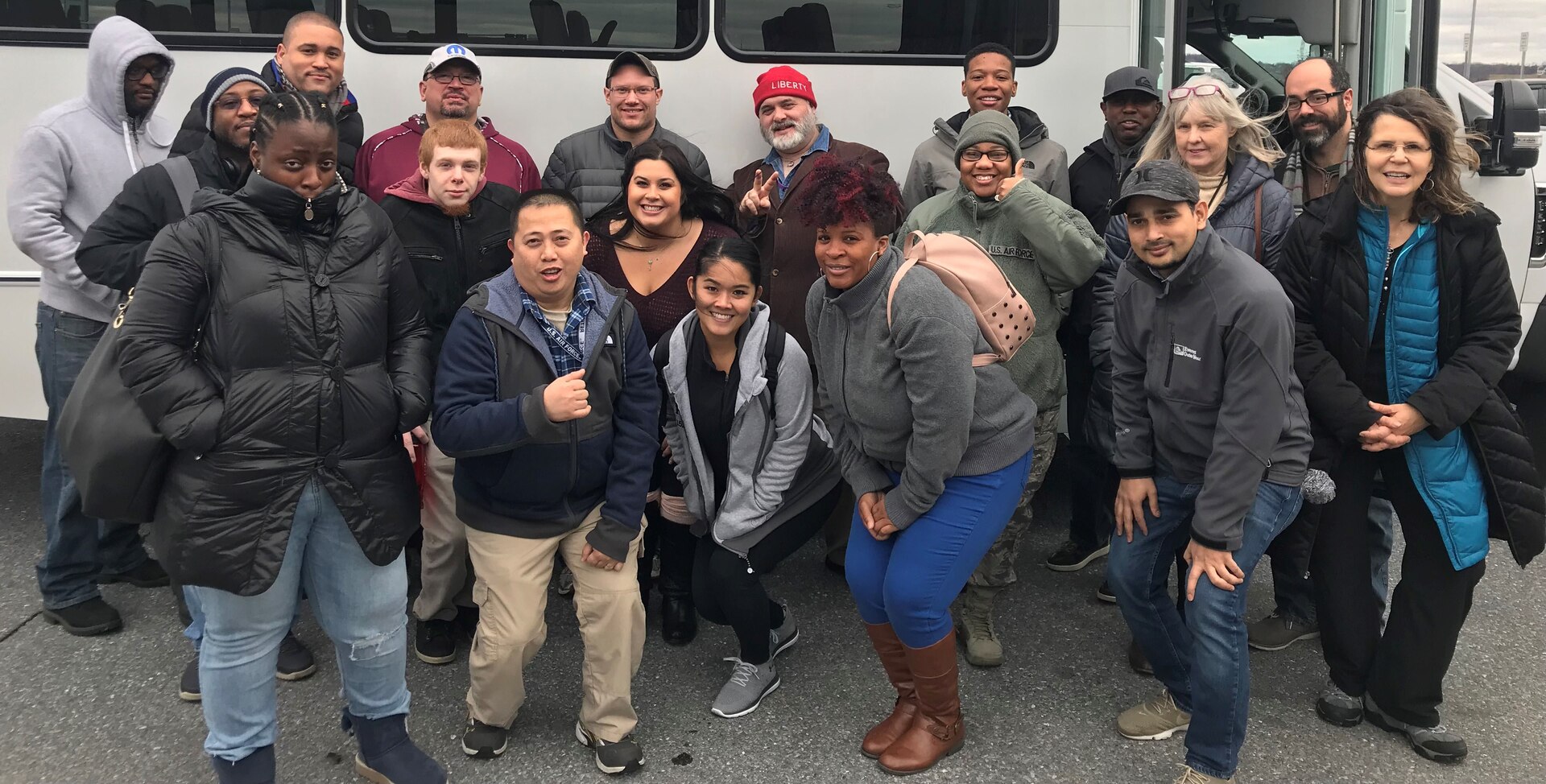 DLA Troop Support Industrial Hardware’s first Material Planner Training Team poses for a photo after touring DLA Distribution’s Eastern Distribution Center Nov. 27, 2018 in New Cumberland, Pennsylvania.