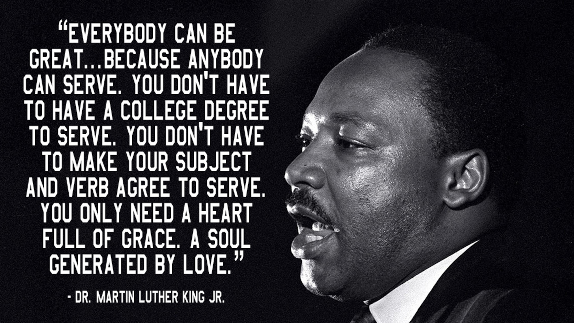 Every third Monday of January we take a day to honor Dr. Martin Luther King Jr .and his dream of equality. This day is not only a time to celebrate the incredible legacy of the visionary civil rights activist, but also a time to reflect on the progress we have made toward his vision.