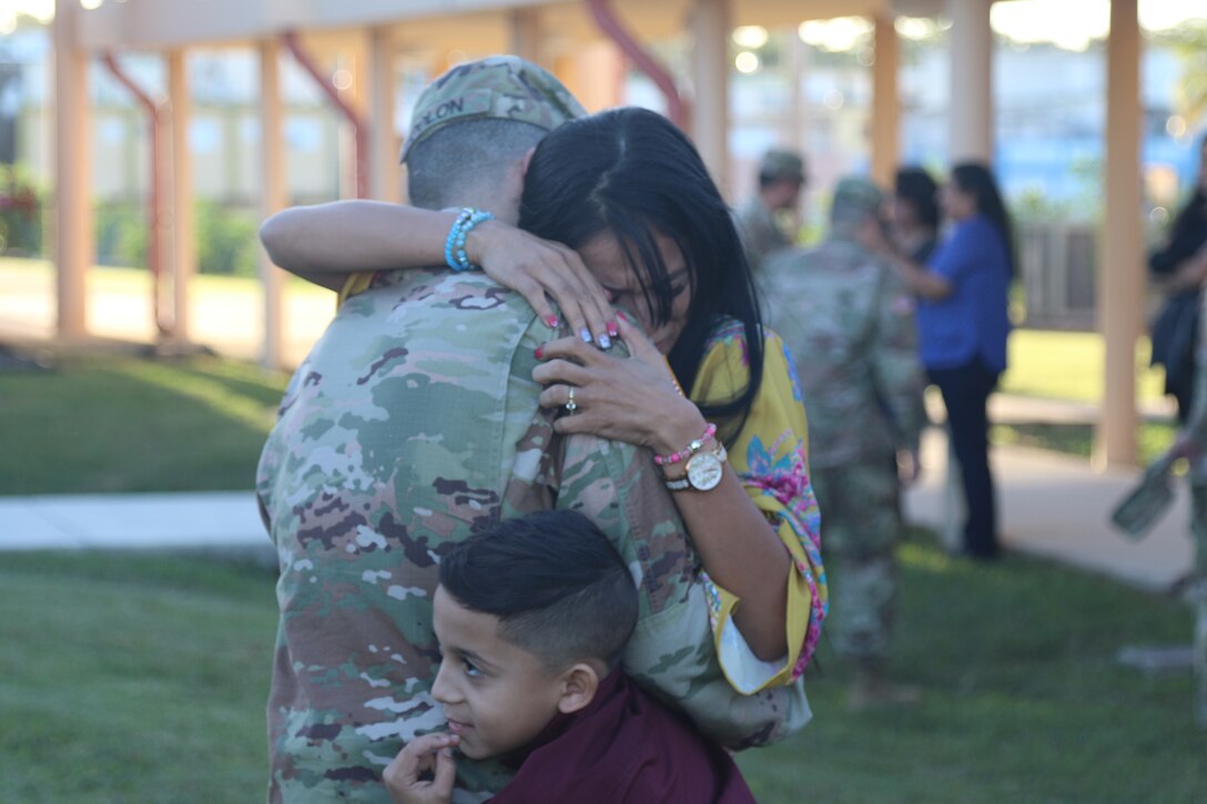 Army Reserve-Puerto Rico Soldiers return home from Cuba