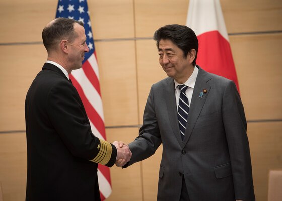 CNO Meets with Prime Minister of Japan Shinzo Abe