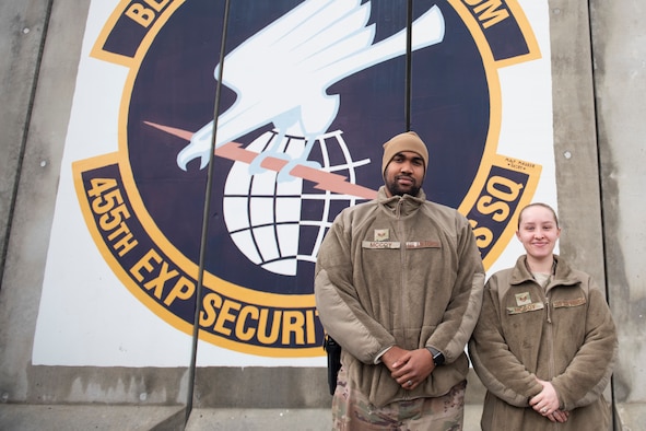 The McCoys are one of only a handful of married dual-military couples who are deployed to Bagram together.