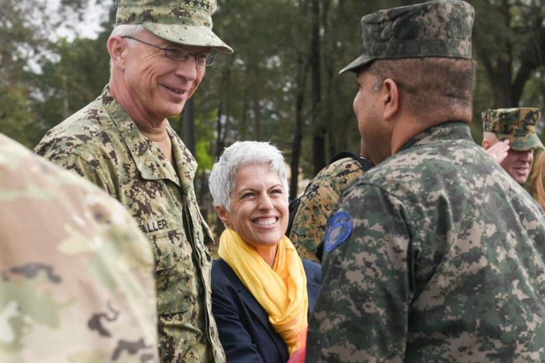 SOUTHCOM commander Adm. Craig Faller arriving in Honduras today for the first stop of a week-long visit to Central America to meet with leaders to discuss security cooperation.