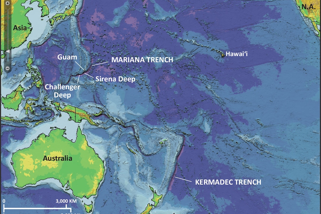 A map of the Western Pacific Ocean.