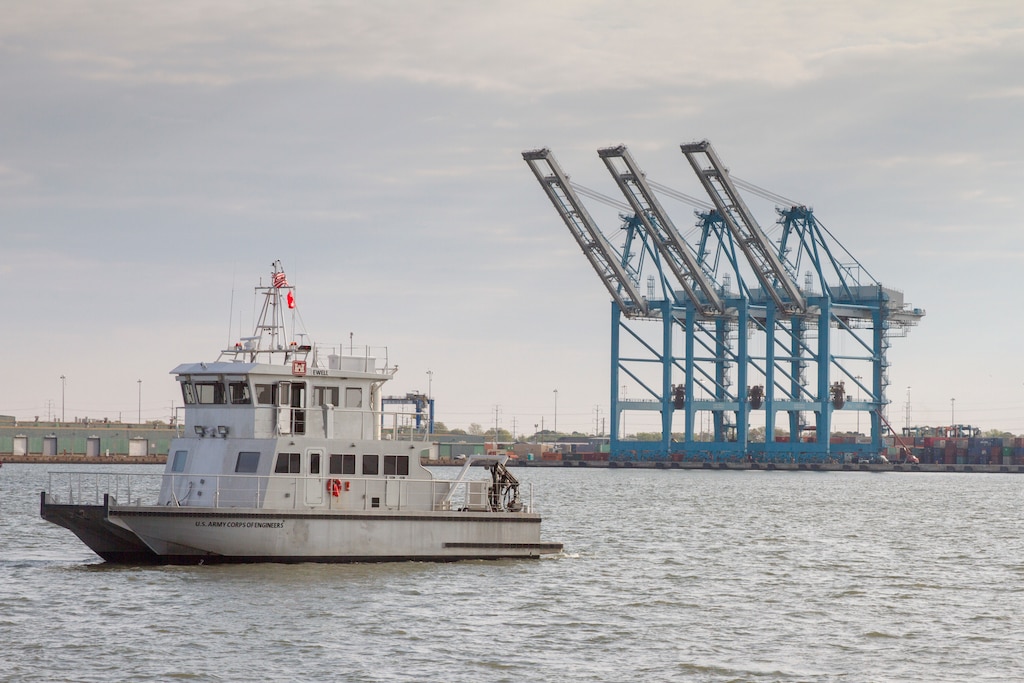 The Ewell in Norfolk Harbor