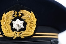A Misawa City Fire Department emblem adorns on a firefighter’s uniform during the annual Misawa City Fire Department New Year ceremony in Misawa City, Japan, Jan. 20, 2019. The emblem signifies a member as a firefighter. Mayor Kazumasa Taneichi took time to salute all firefighters and supporting units to honor them for their duty and dedication while the fire department showed local spectators their swift ability to respond to an alert call. (U.S. Air Force photo by Senior Airman Sadie Colbert)