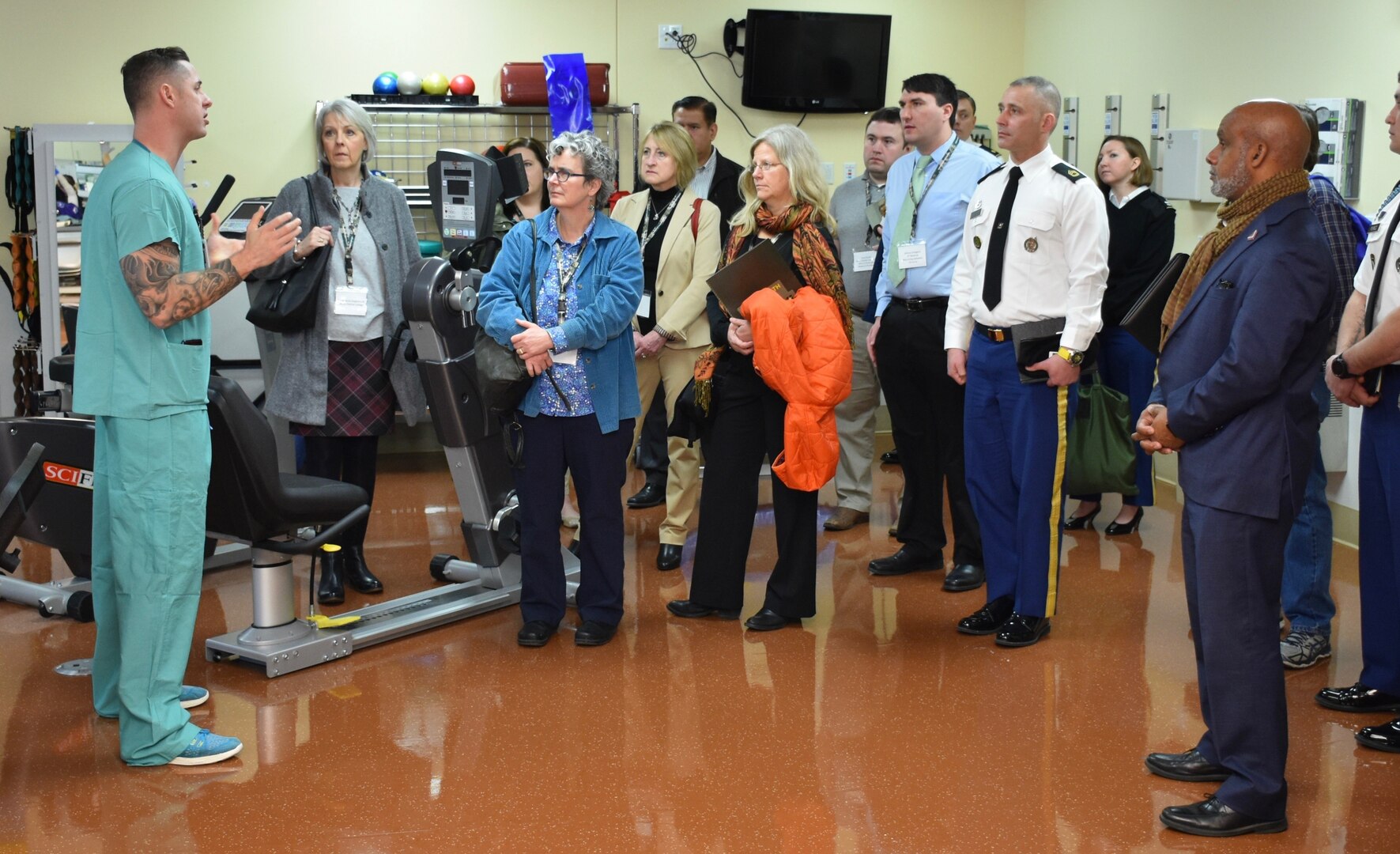 Medical school advisors are now part of what's called the Army Medical Experience. Pictured are advisors from several institutions that attended the tour.