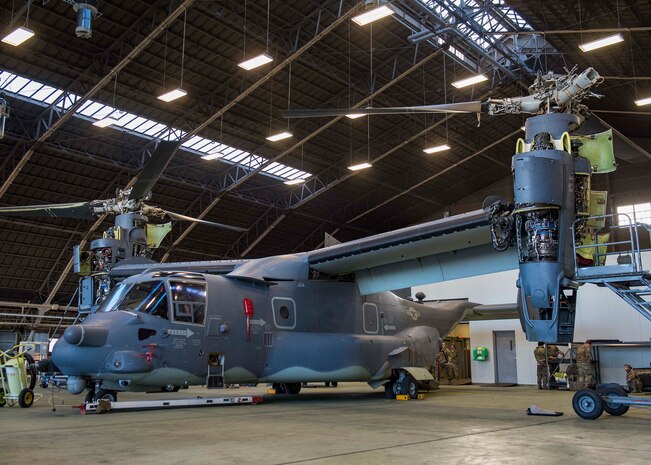 353rd Special Operations Group Perform Routine Maintenance