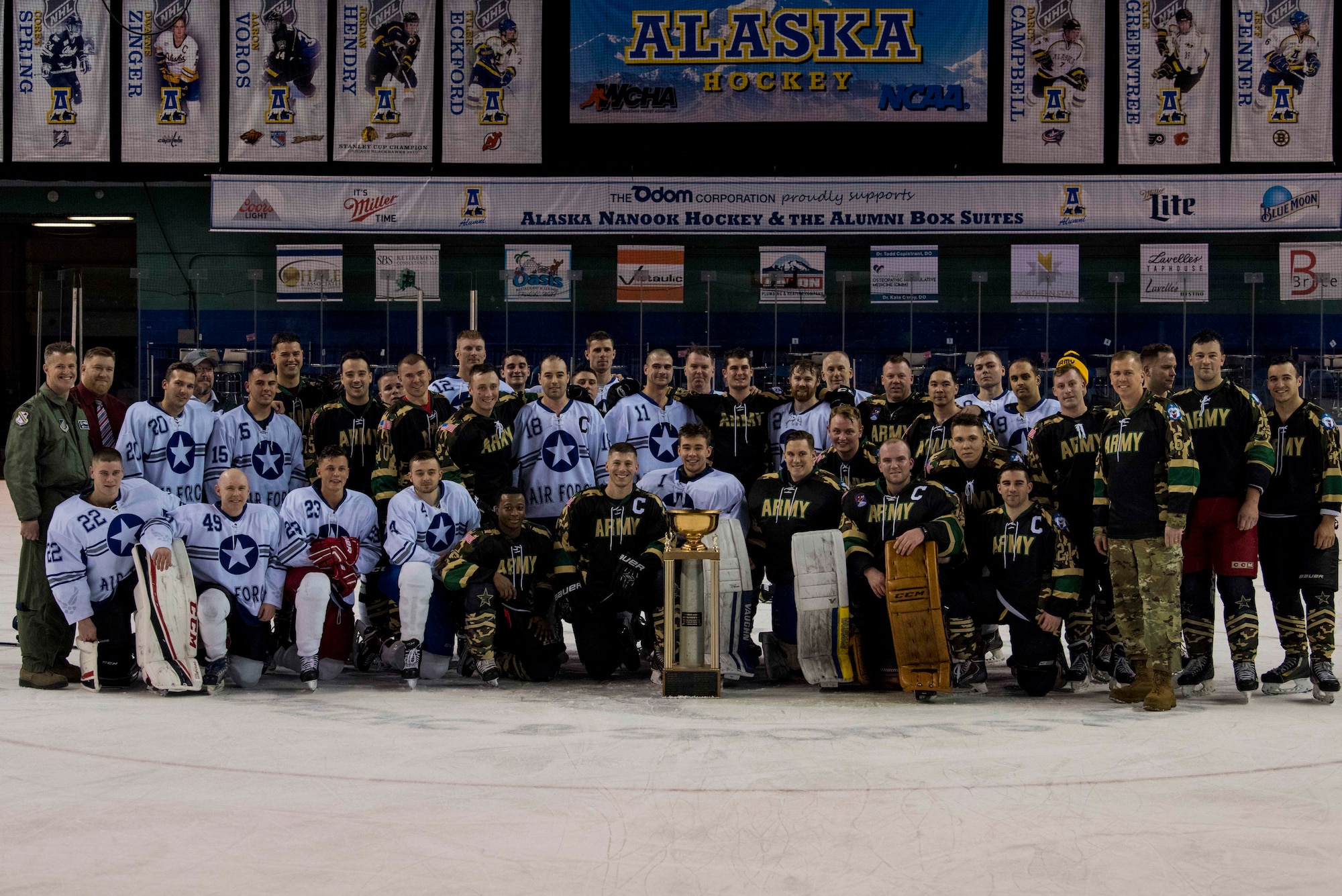 The Army crushed the Air Force 9-2 tying the record of 12 wins per service.