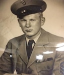 Navy veteran Chief Petty Officer Leonard Kulceski poses for a photo around World War II. (U.S. Air Force courtesy photo)