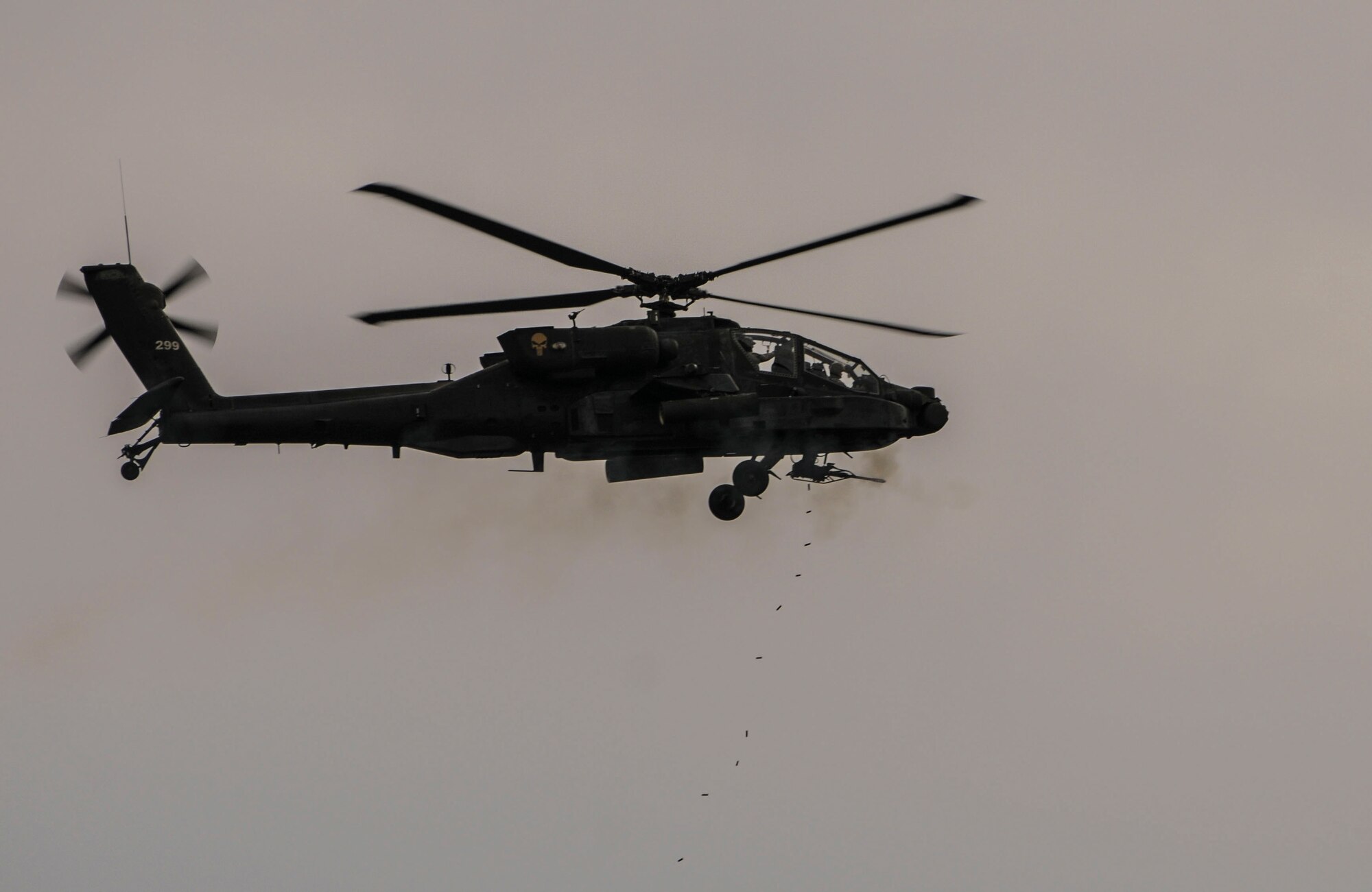 An Apache AH-64 helicopter