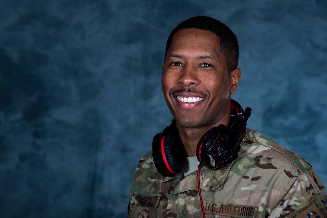 Investing in his first DJ set less than a year ago, Tech. Sgt. Kerry Smith, 823d Base Defense Squadron unit training manager, has become an entertainer at Moody Air Force Base, Ga., as a DJ. 

“People are my passion,” Smith said. “Anyone who knows me will tell you how I’m all about positivity, trying to make people laugh and motivate them. (Being a DJ) is definitely a way for me to do that. People want me to create an experience for them; I just put my personality into it and try to create the best possible time for them that I can. It’s fun to see people dance and having a great time at an event, and I love being able to see people go in different directions listening to different songs. Their reactions to the songs are what motivates me, and I want to create an experience where it’s like that the whole time. All in all, it’s a great experience, and that encourages me to keep going.”