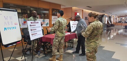 Brian Allgood Army Community Hospital Leadership Initiates Communication about Transition to Camp Humphreys