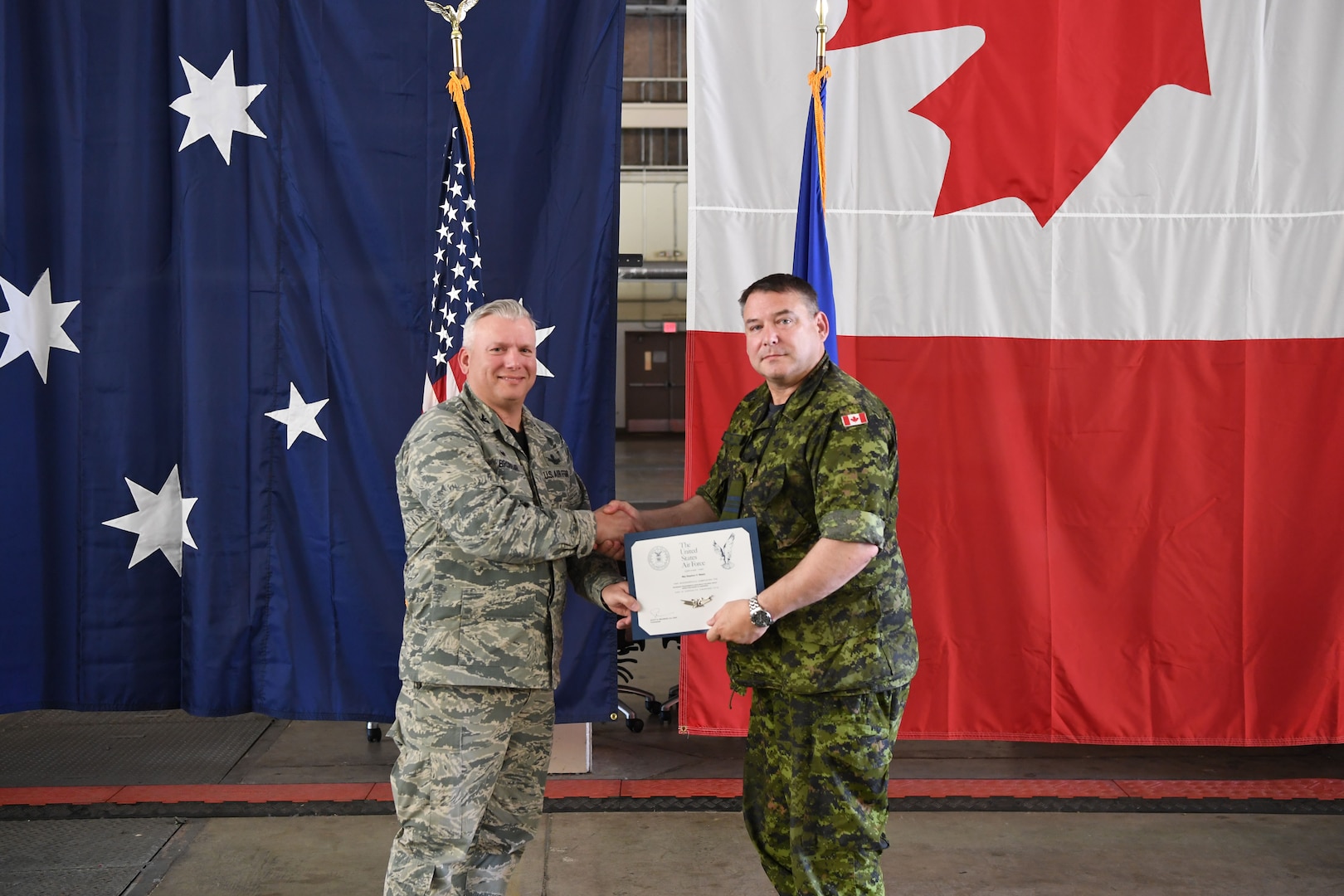 Canadian space operators certified, awarded space wings in CSpOC