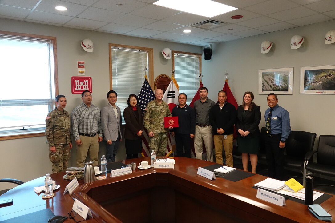 Maj. Gen. Anthony C. Funkhouser, U.S. Army Corps of Engineers (USACE) Deputy Commanding General for Military and International Operations, visited the Far East District and met with dignitaries and key stakeholders from United States Forces Korea and the Republic of Korea from Jan. 22-25.