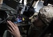 A Soldier assigned to the 2-325th Airborne Infantry Regiment checks a radio in a HUMVEE during the cold-weather gunnery qualification training on Joint Base McGuire-Dix-Lakehurst, New Jersey, Jan. 17, 2019. The team lost communication with the HUMVEE nearby and had to find a different channel in order to contact each other. (U.S. Air Force photo by Airman 1st Class Ariel Owings)