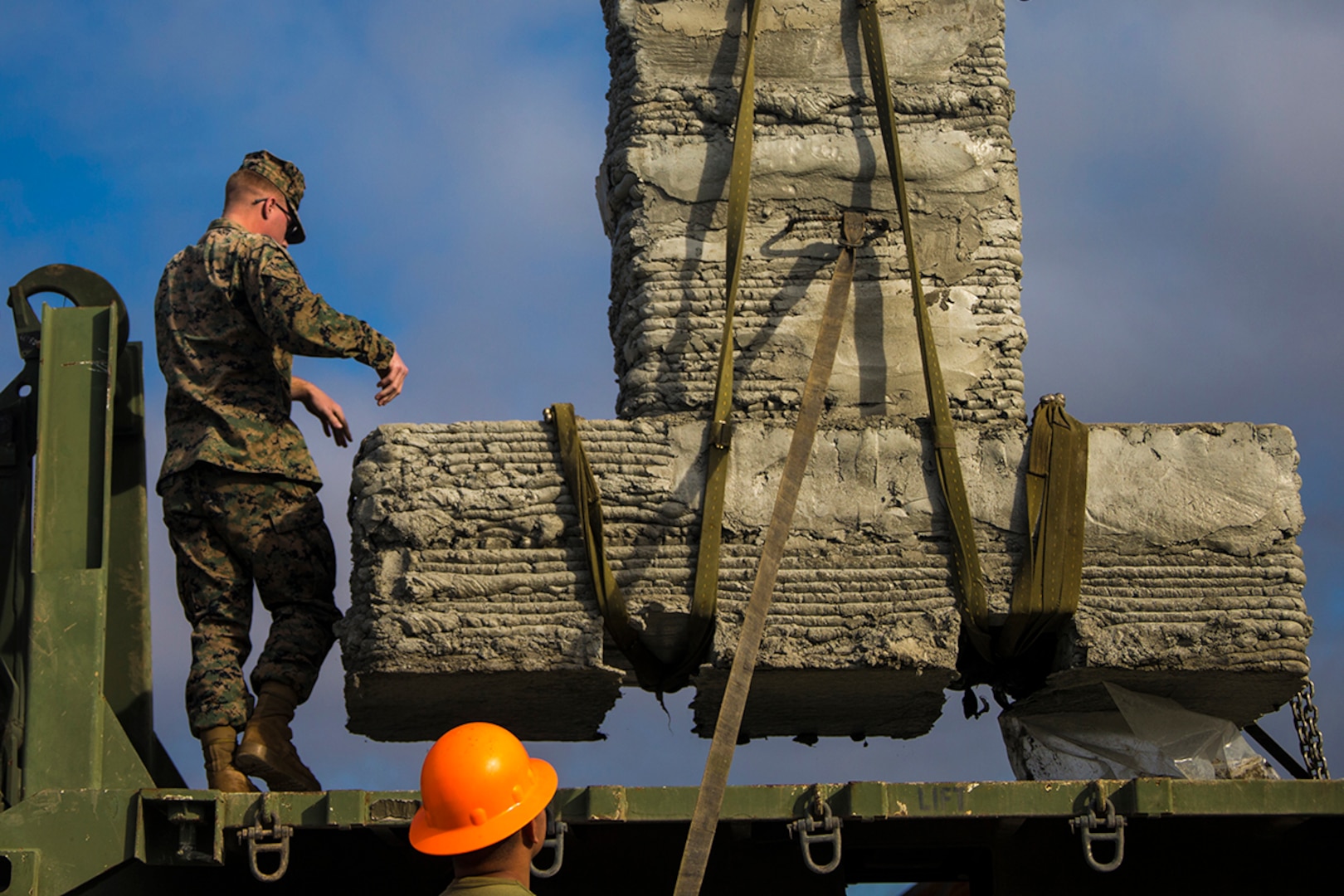 Bringing innovation to fruition: Marines 3D print 1st reinforced concrete bridge in western hemisphere