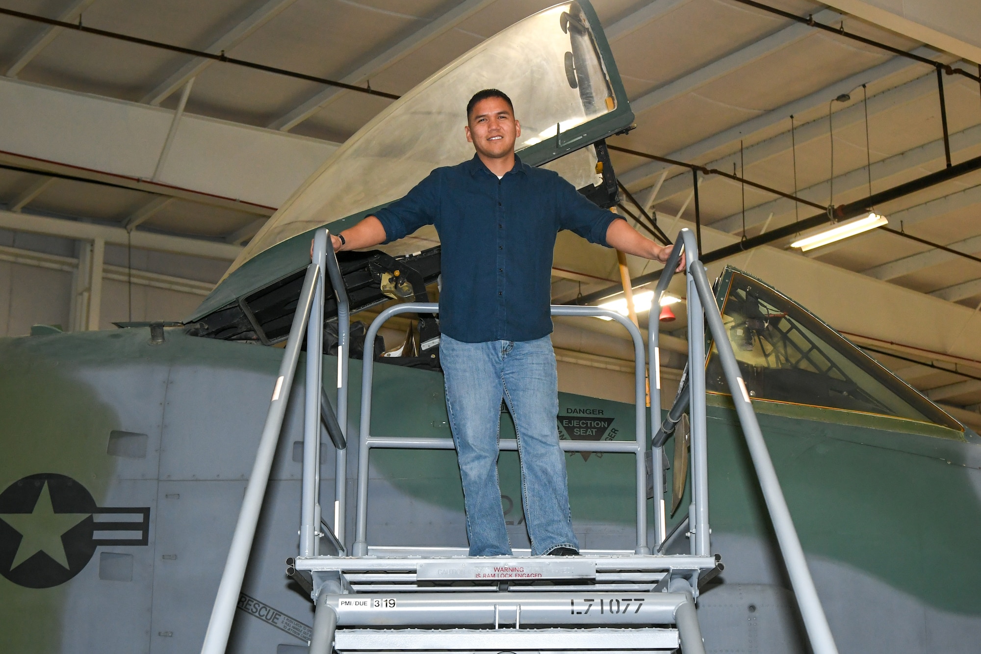 Jeremy Smith, who works for the 519th Software Maintenance Squadron at Hill Air Force Base, works on a software team that provides operational flight program groups a way to test, develop and debug software for fighter jets, specifically the A-10. (U.S. Air Force photo by Cynthia Griggs)